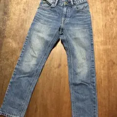 Lee デニムブルー ストレートパンツ 130