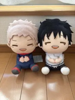 呪術廻戦 虎杖悠仁 ・乙骨憂太プライズ ぬいぐるみタグあり