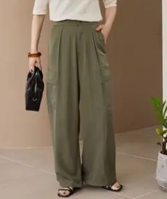 アメリカンホリック　サテンカーゴパンツ