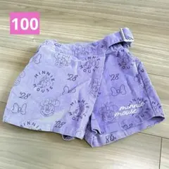 匿名配送 BABYDOLL ミニーマウス コーデュロイショートパンツ 100cm