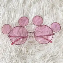 ディズニー　サングラス　ピンク　ミニー　ハート