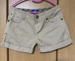 ❤️美品！BURBERRY BLUE LABELベージュ ショートパンツ