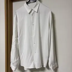 ハレ　ホワイト 長袖シャツ Mサイズ