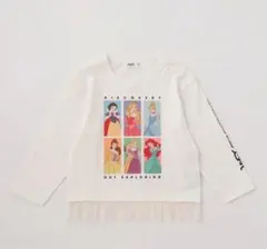 [新品]X-girl STAGES プリンセス 長袖Tシャツ ロンT 130cmのサムネイル