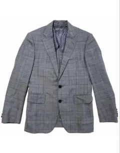 PX21 美麗◎Lサイズ位ゼニア Zegna トロピカル チェック ジャケット 