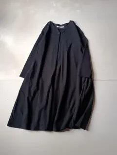 お値下げ　アデュートリステス　コンジェペイエ　コットン　フレアー　ワンピース　黒