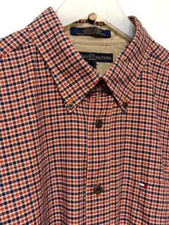 Tommy Hilfiger ・トラッドチェック・ボタンダウンシャツ・Lサイズのサムネイル