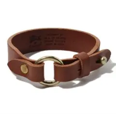 イル ビゾンテ IL BISONTE ブレスレット 本革レザー 茶系 イタリア製