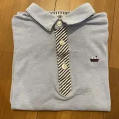 familiar ポロシャツ 130サイズ ライトブルー　半袖