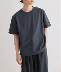 ADAM ET ROPE' ボックスシルエット　ジャージーTシャツ
