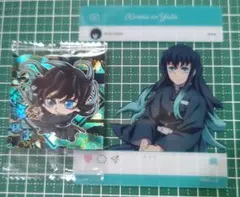 鬼滅の刃　全集中展ランダムクリアフォトカード＋ウェハースシール　2枚セット