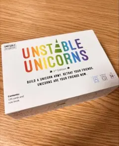 Unstable Unicorns 英語版 カードゲーム スリーブ付き