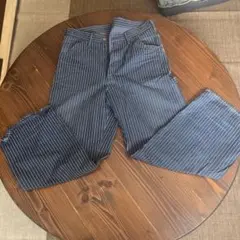 Lee ストライプ ワークパンツ Mサイズ