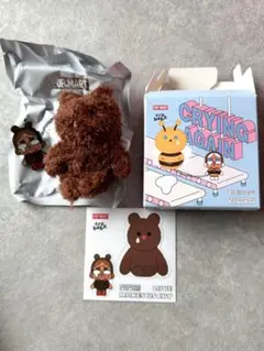 2点セットCRYBABY/Crying Again くま はち ぬいぐるみ 2点セットCRYBABY/Crying Again くま はち ぬいぐるみ CRYBABY