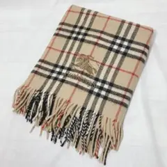 極美品　Burberry 膝掛け　ノバチェック　大判　ネイビー 1240001160457_1.jpg