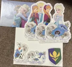 一番くじ ディズニープリンセス ステッカー アナ雪 アナ エルサ オラフ