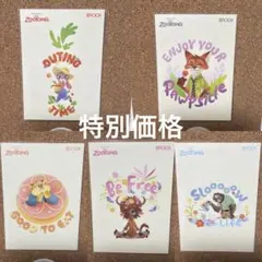 ズートピア　2025 EPOCH コレクションカード　5点セット