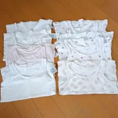 メッシュ タンクトップとキャミソール肌着　8枚セット