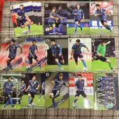 日本代表チップス 2022 サッカー日本代表カード 16枚セット 森保ジャパン