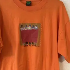 ONE WAY オレンジ Tシャツ フリーサイズ