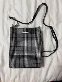 チェック柄ショルダーバッグ