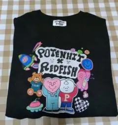 POTENHIT×REDFISH コラボ 長袖 スウェット トレーナー