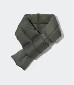 ユニクロ ヒートテックライニングパデッドマフラー オリーブ