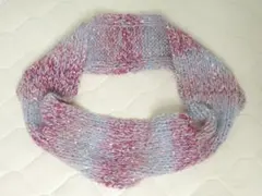手編みのスヌード