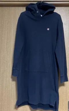 イーハイフン チャンピオン スウェットワンピ 黒 フリー