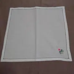 ⑥ クロス ナプキン ティーマット フリークロス ベトナム 刺繍 花