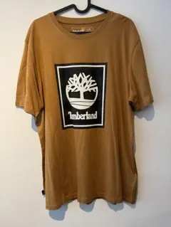 Timberland ブラウン Tシャツ Lサイズ