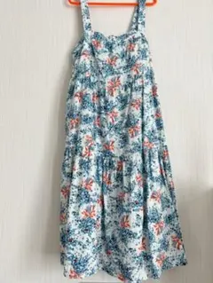 ユニクロ　ポール&ジョー　ロングワンピース　ブルー　130㎝