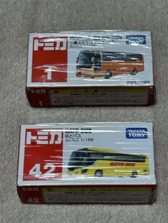 トミカ　はとバス・エアロクイーン2台セット【匿名配送】