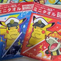 ポケモンミニタオル2種類セット非売品
