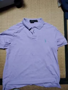 ピンクのPolo by Ralph Laurenの半袖ポロシャツ、Lサイズ