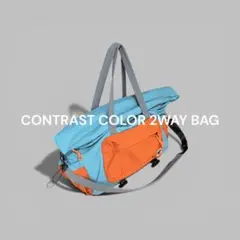COLOR BLOCKING BOSTON BAG 3326B ボストンバッグ - メルカリ