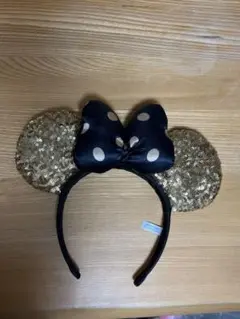 ディズニーカチューシャ 黒・金