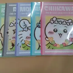ちいかわ　A4クリアファイル 　5種セット　セブンイレブンのサムネイル