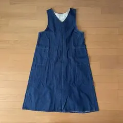 新品、未使用　LOGOS DAYS デニム　ジャンパースカート　M