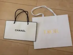 CHANEL & DIOR ショッピングバック
