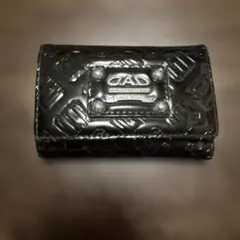 DAD ブラックレザー モノグラムキーケースのサムネイル