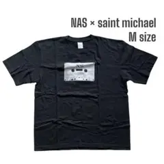 会場限定セイントマイケル SAINT MICHAEL × NAS Tシャツ　新品 SAINT M×××××× とラッパー NAS のコラボTシャツが発売 - Yakkun