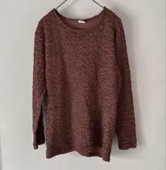 レディース　長袖トップス　カットソー　Free ストレッチあり