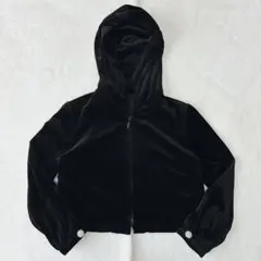 美品✨ナチュラルバイフォクシー ベロアパーカー ダブルジップ 