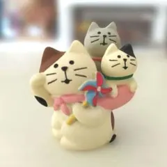 concombre コンコンブル えんぎかつぎ招き猫 家庭円満 フィギュアのサムネイル