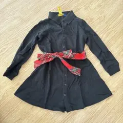 Polo Ralph Lauren ブラックワンピース 4/4T
