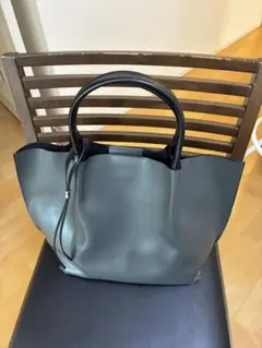 GIANNI CHIARINI（ジャンニ キアリーニ）⭐️レザートートバッググレーのサムネイル