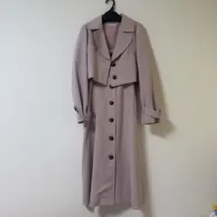 ウィルセレクション コート ワンピース ジャンパースカート セットアップ ピンク