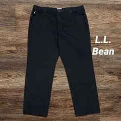 ビッグサイズ L.L.Bean ダブルエルジーンズ ブラックデニムパンツ　W44のサムネイル