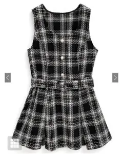 GRL ロービングチェックベルト付きミニワンピース[tu1423]